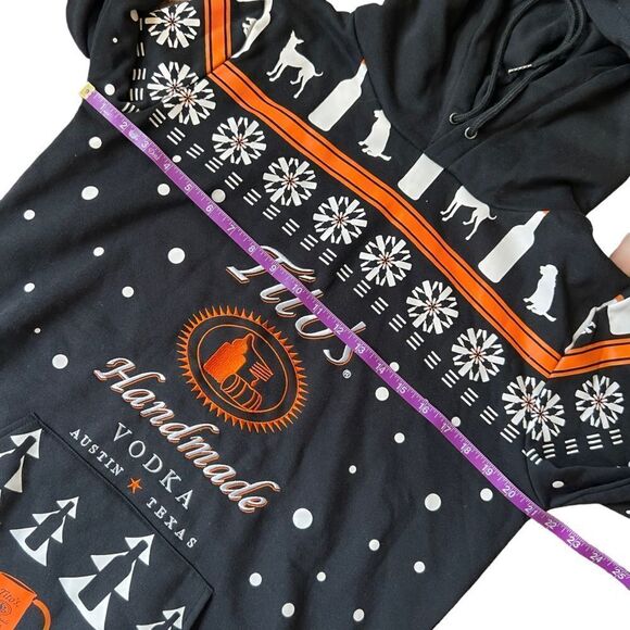 Titos Handmade Vodka Graphic Holiday Sweatshirt Hoodie - Picture 9 of 11